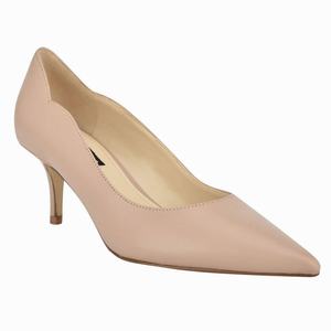 Nine West Abaline Pointy Toe Pumps - Beige - Ireland (VB9076814)